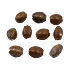 Lot de 20 perles polygonales en céramique