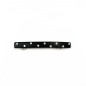 Barrette cheveux 6.5cm fait main, avec strass - marron ou noir