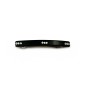 Barrette cheveux 6.5cm fait main, avec strass - marron ou noir